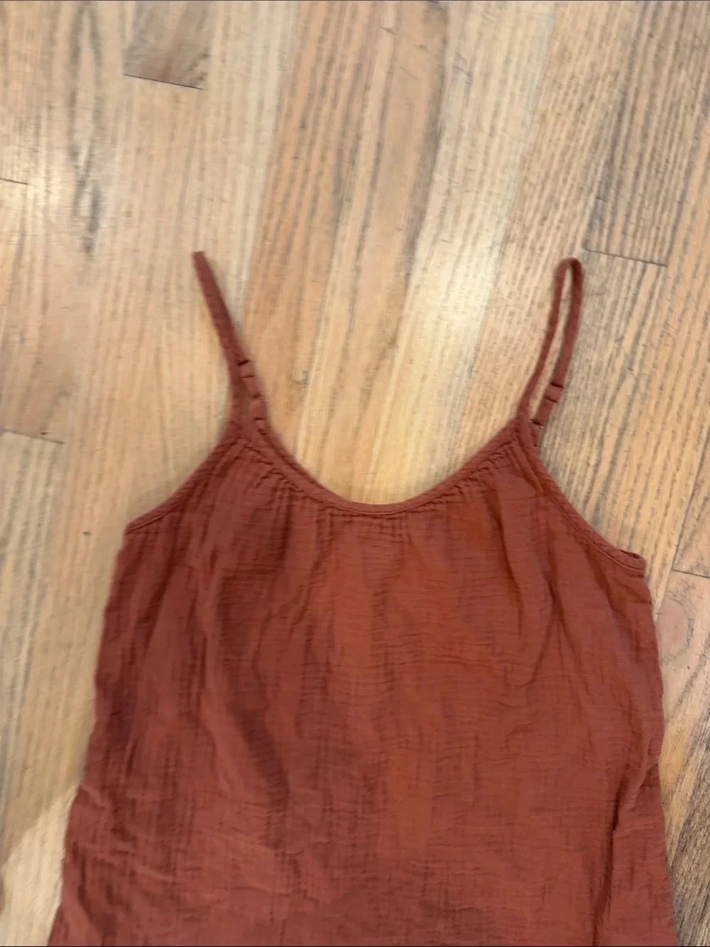 Universal Thread Rust-Brown Textured Tank Dress - Picture 3 of 9